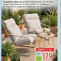 Trends Möbel Lounge-set oslo Angebot