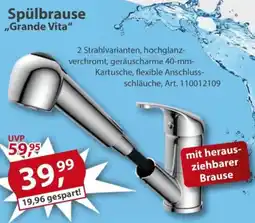 Sonderpreis Baumarkt Spülbrause ,,Grande Vita" Angebot