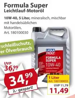 Sonderpreis Baumarkt LIQUI MOLY Formula Super Leichtlauf-Motoröl Angebot