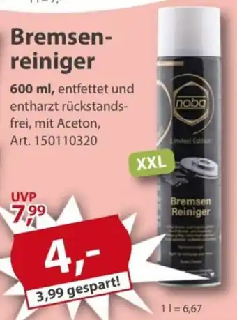 Sonderpreis Baumarkt noba Bremsenreiniger Angebot