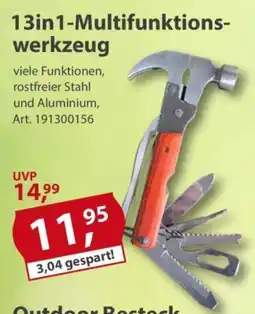 Sonderpreis Baumarkt 13in1-Multifunktionswerkzeug Angebot