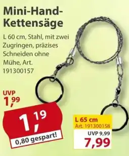 Sonderpreis Baumarkt Mini-Hand- Kettensäge Angebot