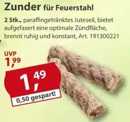 Sonderpreis Baumarkt Zunder für Feuerstahl Angebot