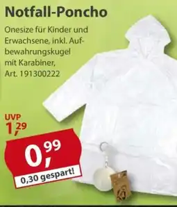 Sonderpreis Baumarkt Notfall-Poncho Angebot