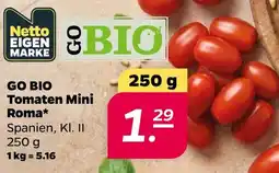 Netto GO BIO Tomaten Mini Roma Angebot