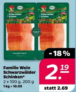 Netto Familie Wein Schwarzwälder Schinken Angebot