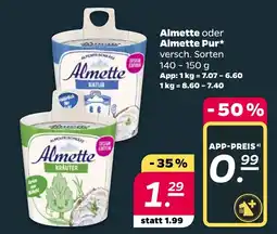 Netto Almette oder Almette Pur Angebot