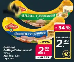 Netto Gutfried Geflügelfleischwurst Angebot