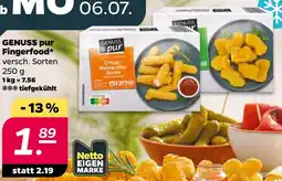 Netto Genuss pur fingerfood Angebot