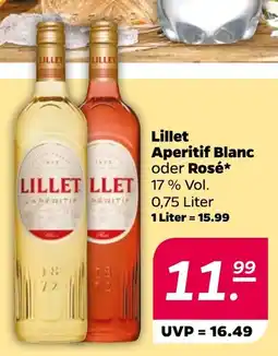 Netto Lillet Aperitif Blanc oder Rosé Angebot