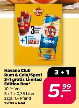 Netto Havana Club Rum & Cola/Spezi Limited Edition Box Angebot