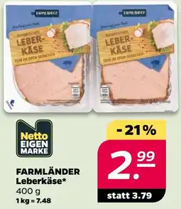 Netto Farmländer leberkäse Angebot