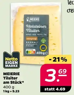 Netto Meierie tilsiter am stück Angebot