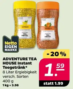 Netto Adventure tea house instant teegetränk Angebot