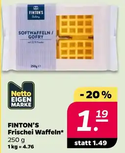 Netto Finton's frischei waffeln Angebot