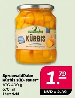 Netto SpreewaldRabe Kürbis süß-sauer Angebot