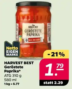 Netto Harvest best geröstete paprika Angebot