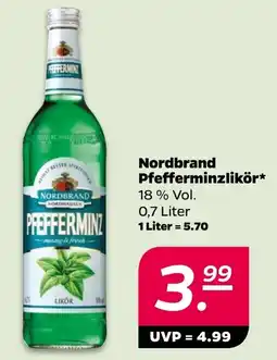 Netto Nordbrand Pfefferminzlikör Angebot