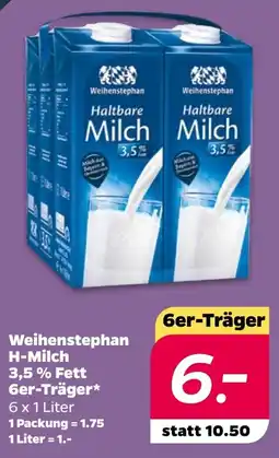 Netto Weihenstephan H-Milch 3,5% Fett Angebot