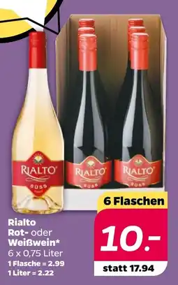 Netto Rialto Rot- oder Weißwein Angebot