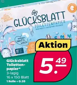 Netto Glücksblatt Toilettenpapier Angebot