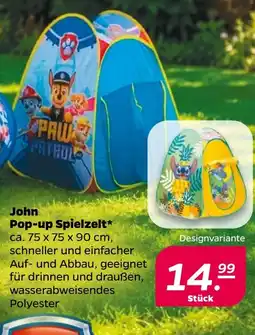 Netto John Pop-up Spielzelt Angebot