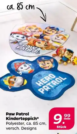 Netto Paw Patrol Kinderteppich Angebot