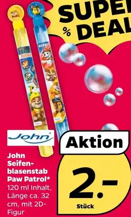 Netto John Seifenblasenstab Paw Patrol Angebot