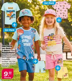 Netto Paw Patrol 2er-Pack T-Shirts oder Sweatshorts Angebot
