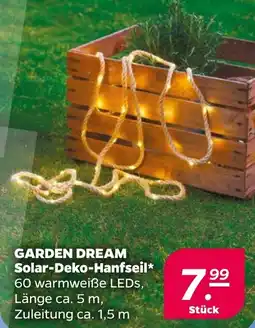 Netto Garden dream solar-deko-hanfseil Angebot