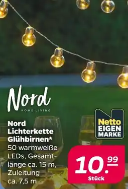 Netto Nord Lichterkette Glühbirnen Angebot