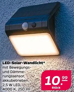 Netto LED-Solar-Wandlicht Angebot