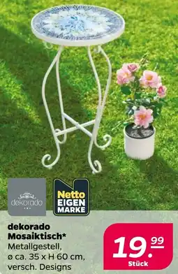 Netto dekorado Mosaiktisch Angebot