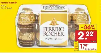 Netto Marken-Discount Ferrero Rocher 200g Angebot