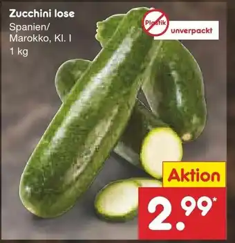 Netto Marken-Discount Zucchini lose 1kg Angebot