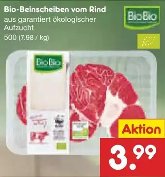 Netto Marken-Discount Bio Beinscheiben vom Rind 500g Angebot