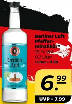 Netto Berliner Luft Pfefferminzlikör Angebot