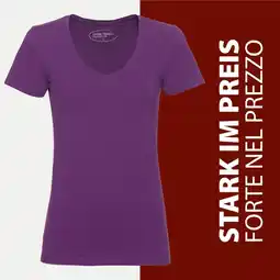 NKD Damen-T-Shirt mit V-Ausschnitt Angebot