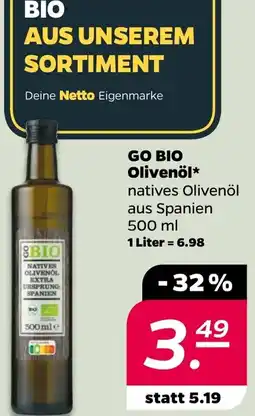 Netto GO BIO Olivenöl Angebot