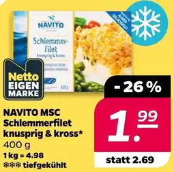 Netto NAVITO MSC Schlemmerfilet knusprig & kross Angebot