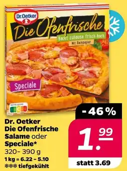 Netto Dr. Oetker Die Ofenfrische Salame oder Speciale Angebot