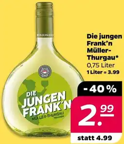Netto Die jungen Frank'n Müller Thurgau Angebot