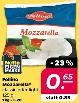 Netto Fellino Mozzarella Angebot