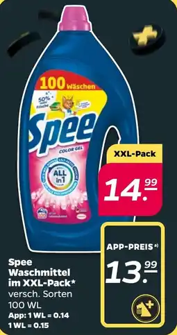 Netto Spee Waschmittel im XXL-Pack Angebot