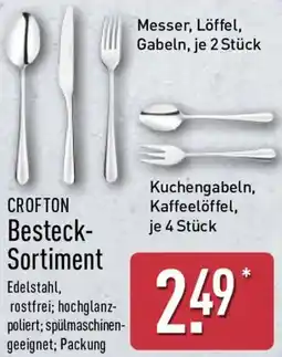 Aldi Nord CROFTON Besteck Sortiment Angebot