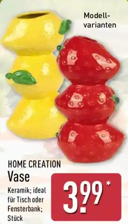 Aldi Nord HOME CREATION Vase Angebot