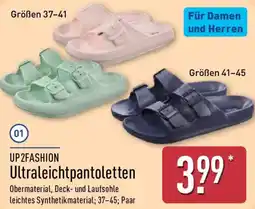 Aldi Nord UP2FASHION Ultraleichtpantoletten Angebot