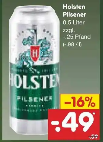 Netto Marken-Discount Holsten Pilsener 0,5L Angebot