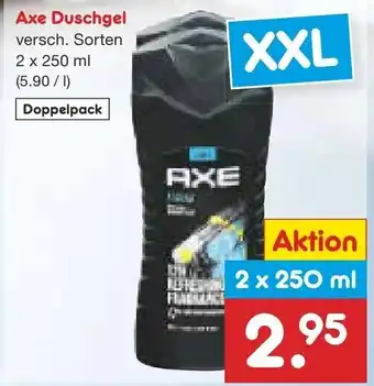 Netto Marken-Discount Axe Duschgel 2x250ml Angebot