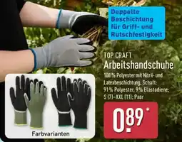 Aldi Nord TOP CRAFT Arbeitshandschuhe Angebot
